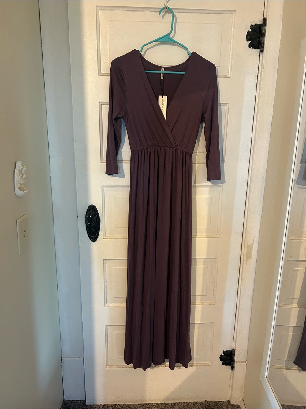 MOTHER Plum Nursing Friendly Maxi Dress